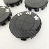 45/74/82mm Hood/Trunk Emblems + 68mm Wheel Hub Covers - Compatible with BMW 3/4/5 Series & X5/X6 (F Series) - Black/White