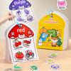 Early Education Number Color Classification Quiet Sticker Book Children's Logical Thinking Educational Toy