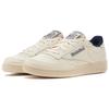 Reebok Club C 85 Vintage Chalk Vector Navy Unisex Sneakers Cream Alabaster 100007796