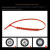 Rubber Car Tire Anti Slip Chains Driving Safety Snow Tire Chains Useful Skid Chains