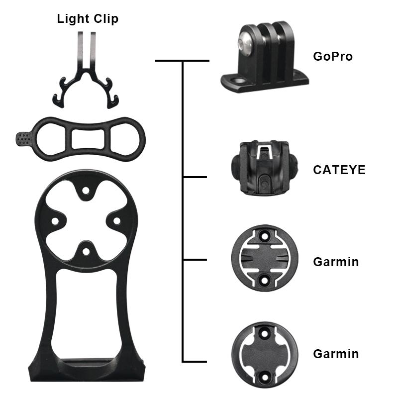 Подставка для велосипедного компьютера, держатель для фонарика GPS для велосипедного компьютера, секундомер для Garmin Gopro Cateye Bryton для телефона