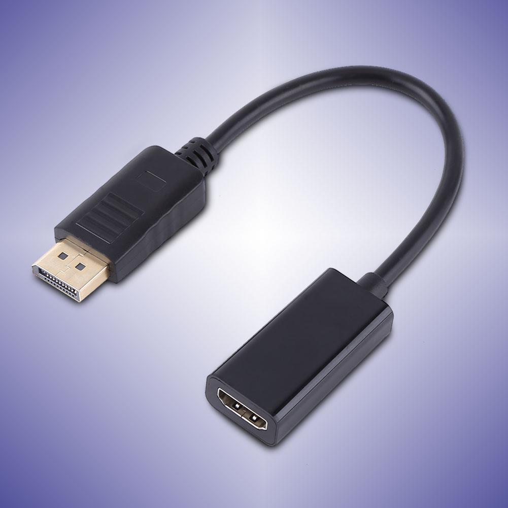 Адаптер-конвертер кабеля Displayport Male to HDMI Female для ПК HPDELL
