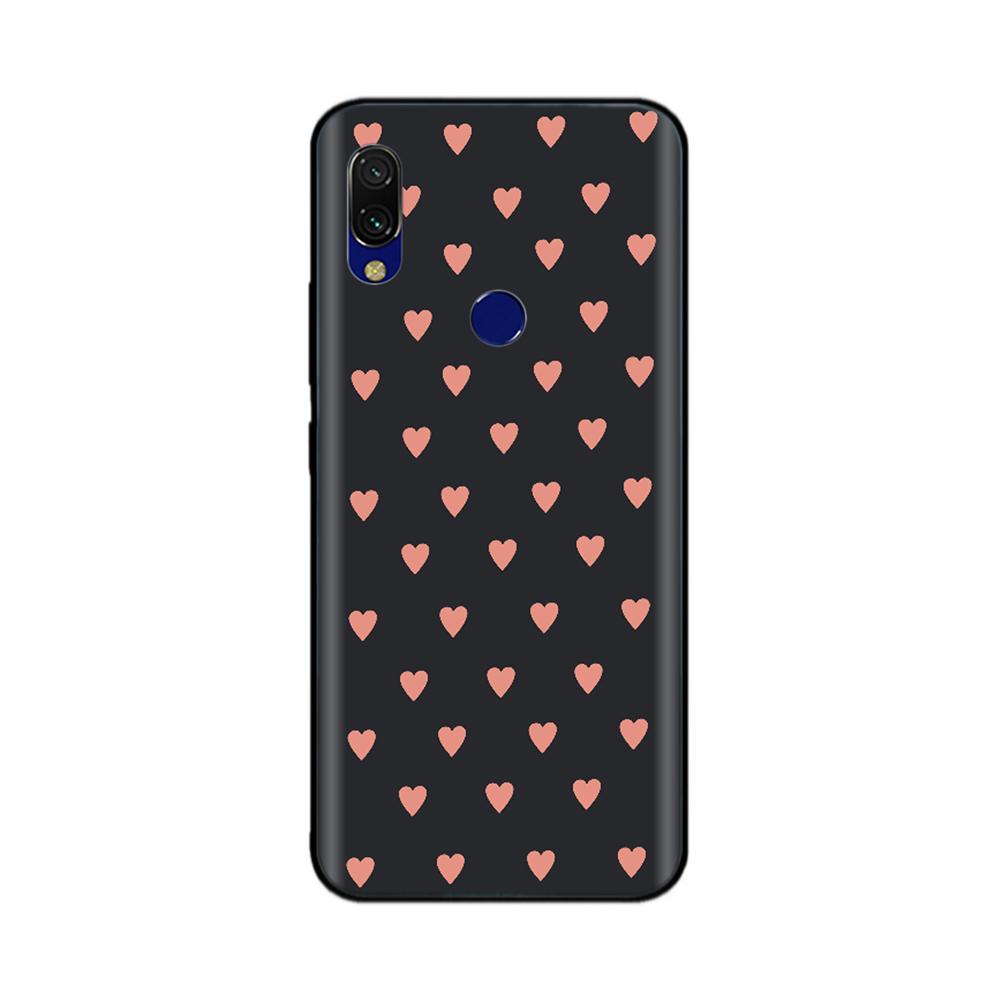 Для Xiaomi Redmi 7 Чехол Redmi7 Черный Силиконовый Бампер Мягкий ТПУ Чехол для Телефона Обложка Для Xiaomi Redmi Note 7 Pro Note7 Чехол Funda Coque