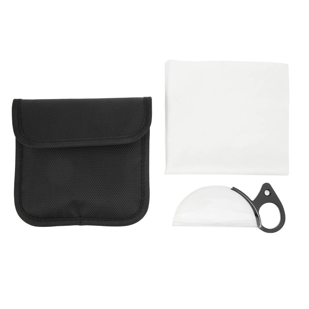 Handheld Camera Lens 80mm Handheld Special Effects Filter Half Moon Photography Special Effects Mirror Special Effects Camera Stretch Filter Prism,