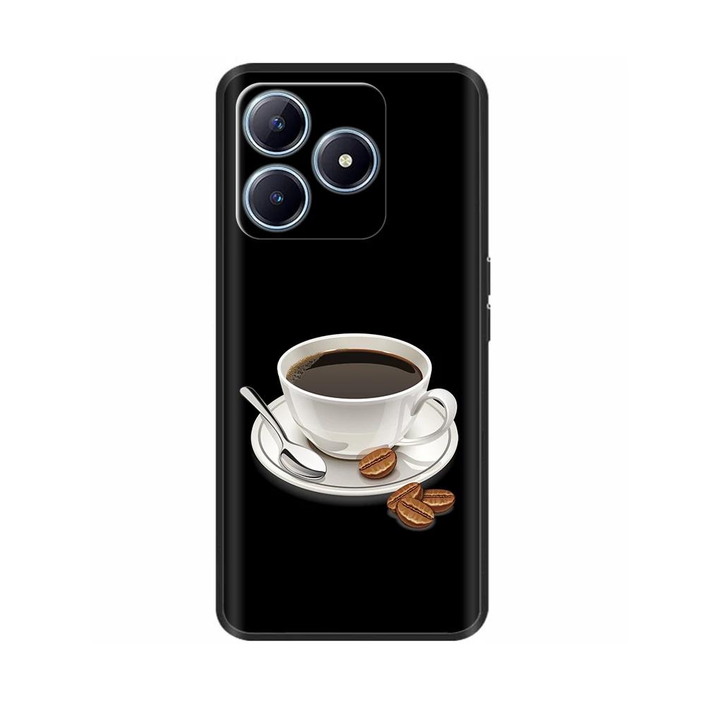 Чехол для Realme C61 Чехол для RealmeC63 2024 Роскошный Силиконовый Модный ТПУ Мягкая Задняя Крышка Для Oppo Realme C63 Чехлы Funda Оболочки RealmeC61