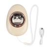 2 In 1 Electric Hand Warmer Power Bank USB Charging Mini Portable Capsule Electric Hand Warmer for