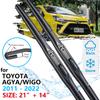 Автомобильный передний дворник для Toyota Agya Wigo Daihatsu Ayla B100 2011 ~ 2022 лобовое стекло Windows
