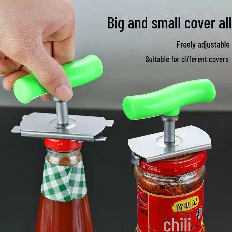 Многофункциональная открывалка для бутылок из нержавеющей стали - консервный нож для дома