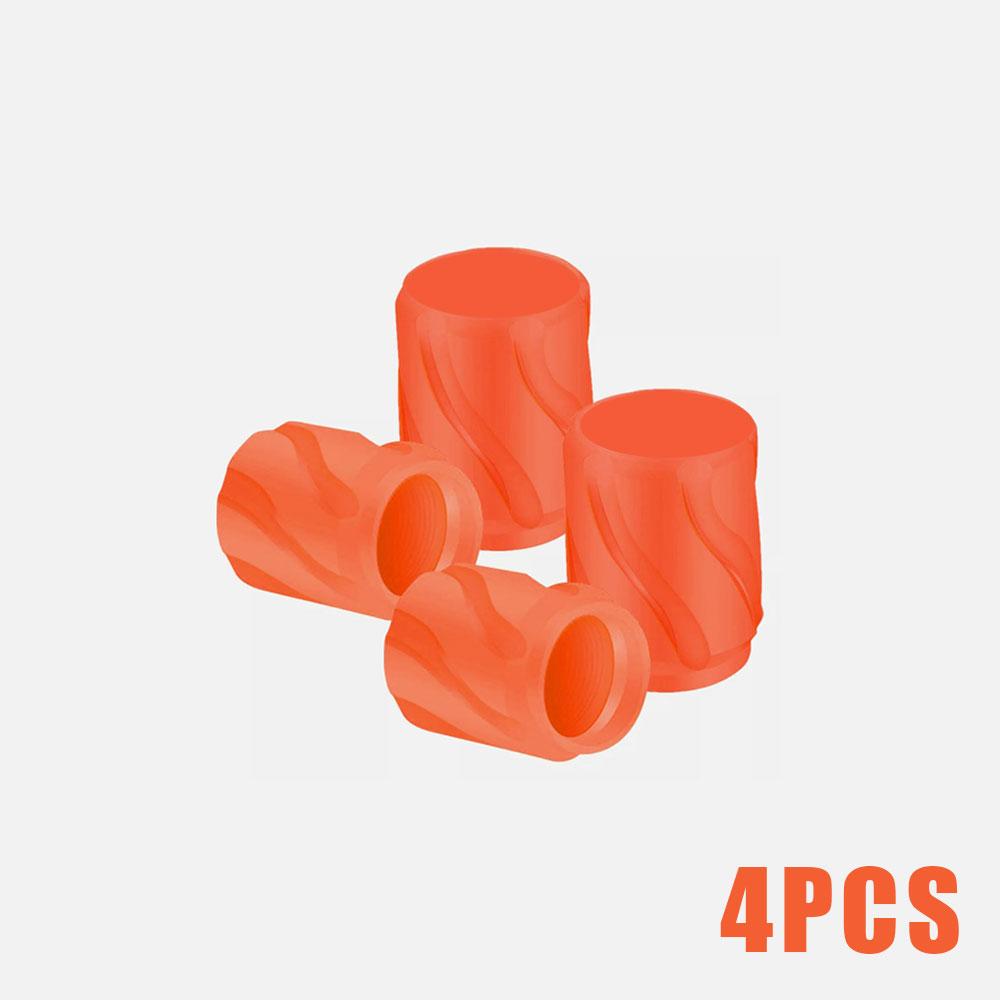 4X Универсальный светящийся колпачок вентиля автомобиля Автомобильная шина с логотипом Крышка вентиля Противопыльный чехол Подходит для автомобилей Мотоциклов Велосипедов