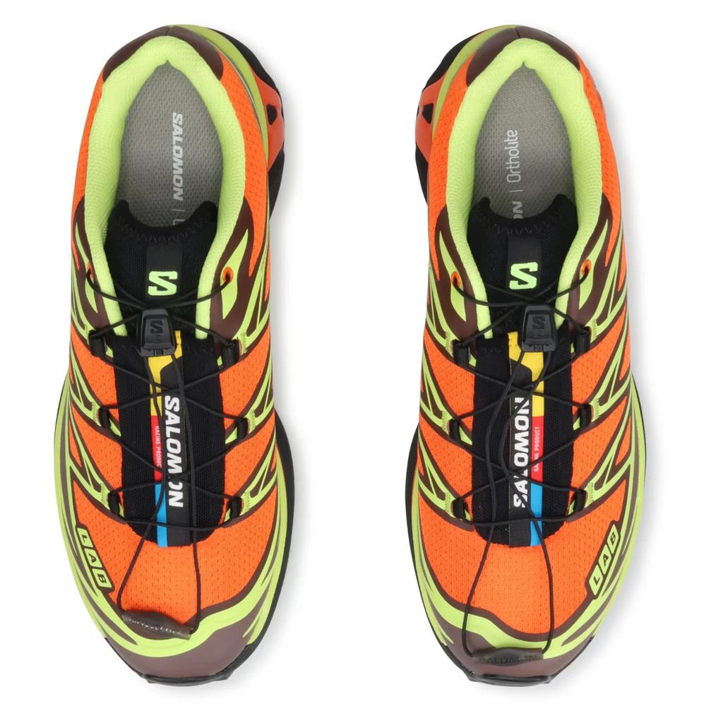 L47869600 Salomon XT-6 Красно-оранжевый Остро-зеленый Черный (Мужской)