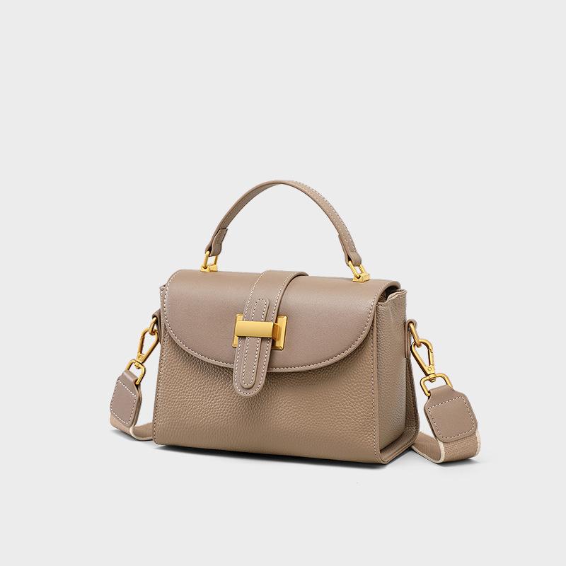 2025 New Women's Handbag Autumn Winter Genuine Leather Elegant Mom Bag Single Shoulder Crossbody Bag