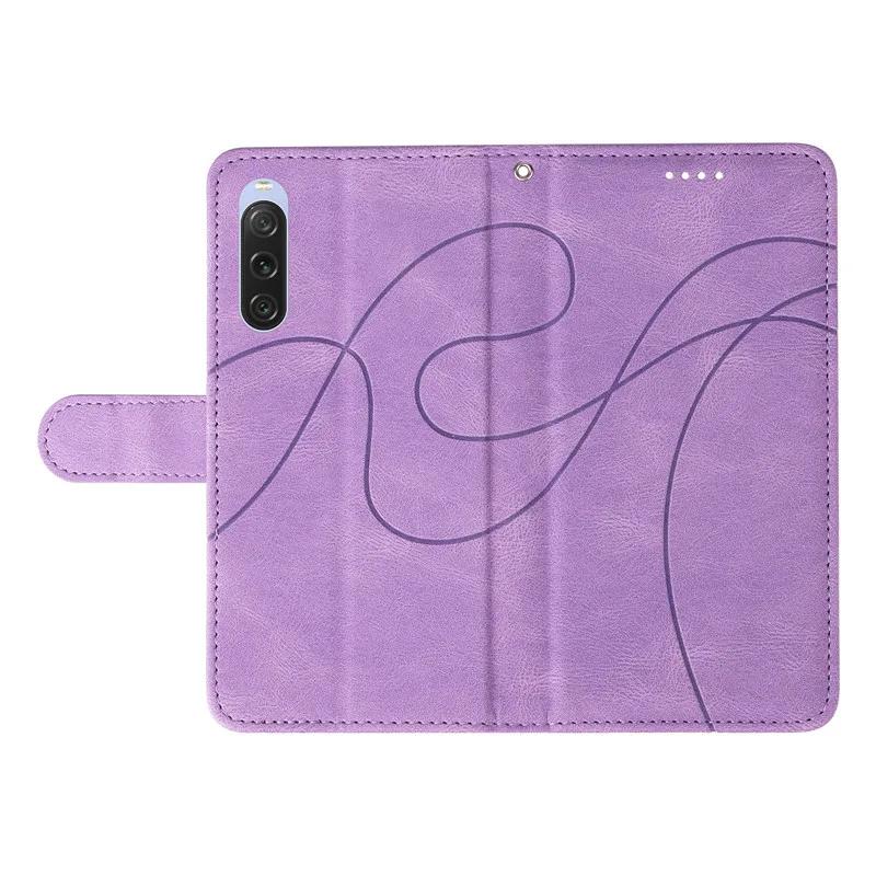 Для Sony Xperia 10 VI 1VI 2024 Dream Line кожаный флип-чехол для Xperia 10 1 VI 1 V 10 V 5 IV 1 V 5 V Магнитный кошелек с гнездом для карты, чехол-подставка для телефона