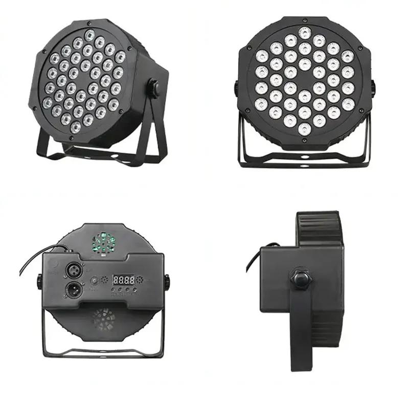 36 Вт RGB LED Сценический Параболический Прожектор с Эффектом DMX512, Активация Звуком, Разноцветное Диско DJ Освещение для Рождественской Вечеринки, Клуба, Свадьбы, Бара