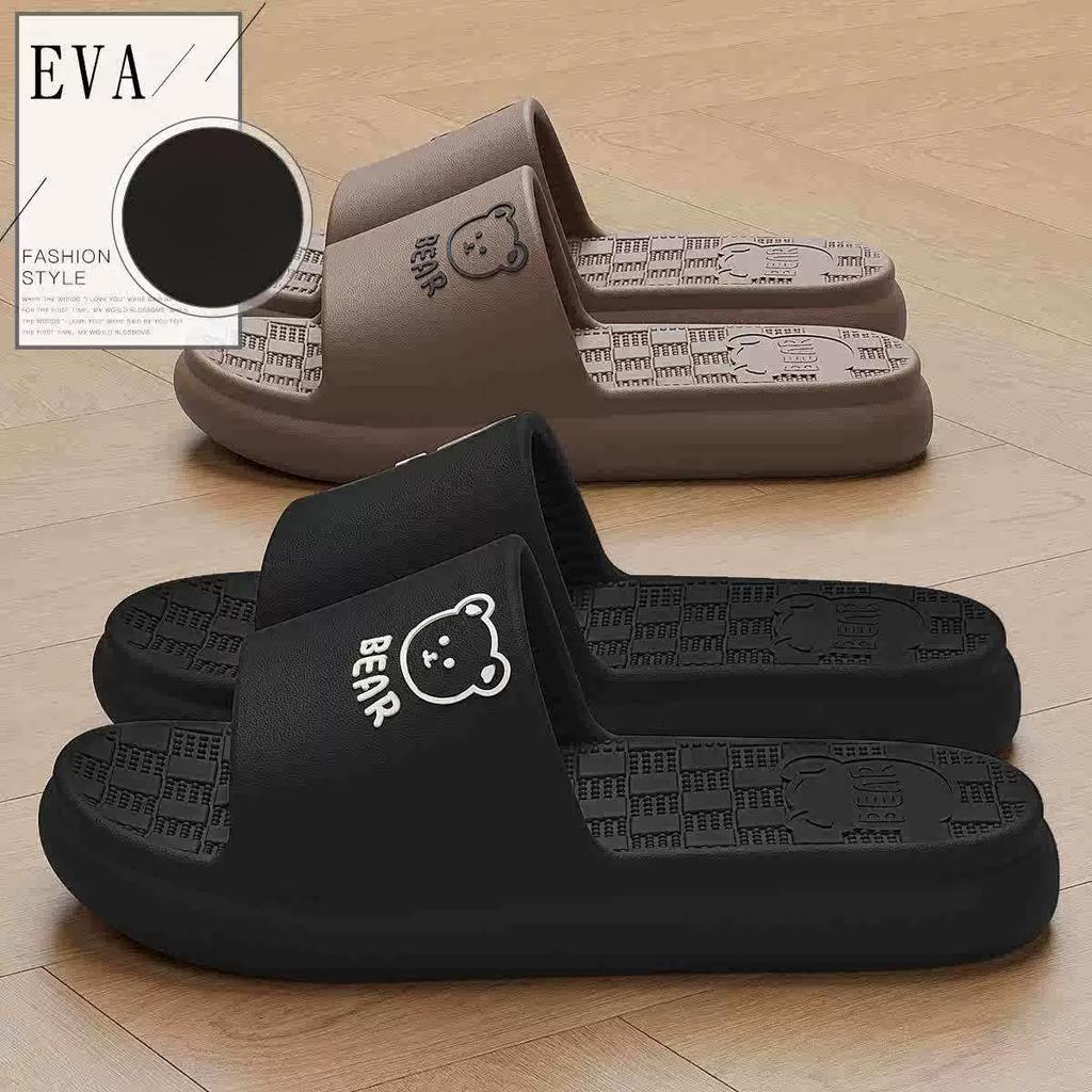 Тапочки на толстой подошве из ЭВА для домашнего использования, для летних ванных комнат для мужчин и женщин, нескользящие и без запаха, для домашнего использования в помещении