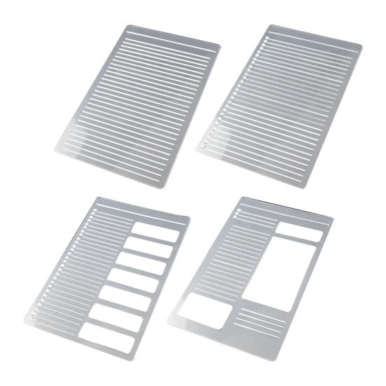 4Pcs Flexible Notebook Templates for Journaling Habit Trackers Daily Planning Handmade Travel-Friendly Set Checkbox Task List Templates