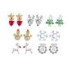 S925 Sterling Silver Gold Plated Grape Purple Zircon Stud Earrings Forest Sweet Niche Design Daily Versatile Girls Ear Ornaments