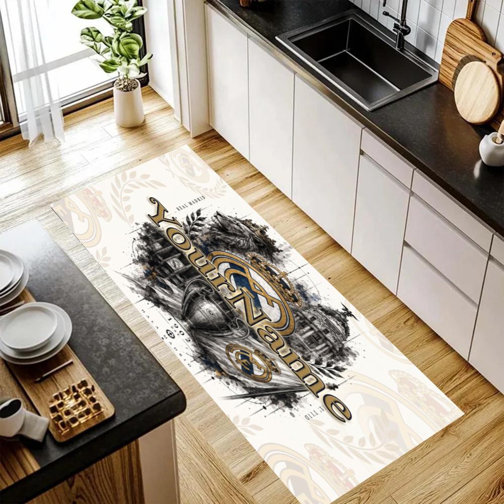 Galatasaray1 Customize Your Name Kitchen Floor Mat Nonslip Carpet Doormat Suitable For Living Room Kitchen And Bathroom Home Decor
