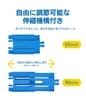 MicroBase Совместимая с Plarail расширяемая рельса 2 штуки в комплекте Оригинальный цвет синий Специальная рельса Соединительные детали Увеличивает свободу и расширяет ваши