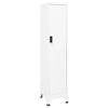 VidaXL Locker Cabinet White 38x45x180 Cm Steel 339772