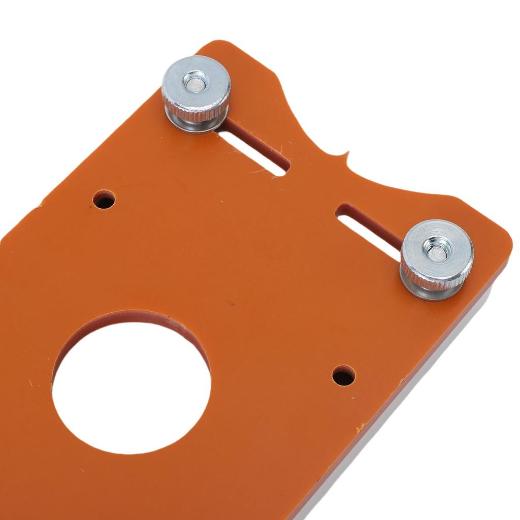 65мм Фрезерный станок Пазовый кронштейн Диапазон толщины дерева от 0 до 5 см 2 в 1 Пазовая база Крепежный кронштейн Аксессуар