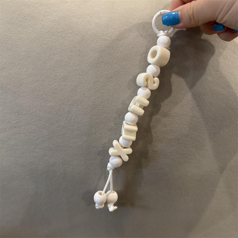 Персонализируемый тренд личности креативный узел из букв ручной работы модный нейлоновый брелок для ключей от машины шнурок для мобильного телефона