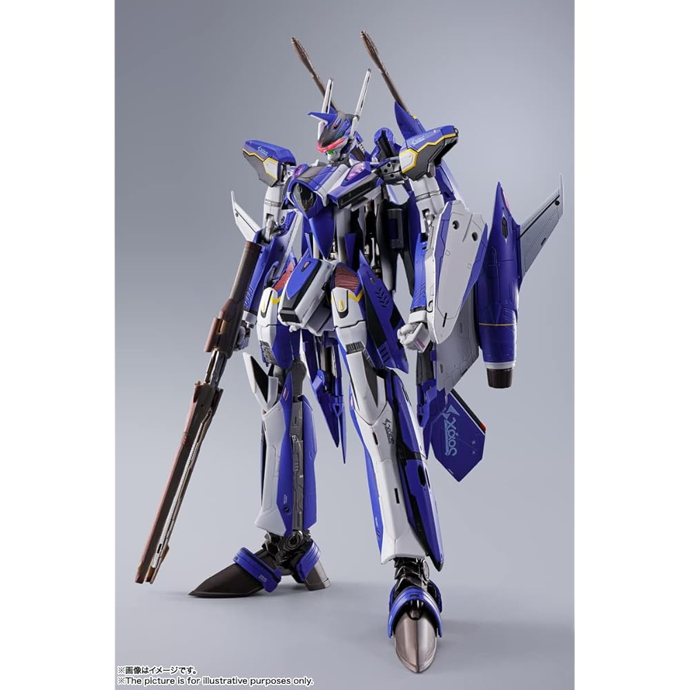 TAMASHII NATIONS DX Chogokin Macross Delta YF-29 Durandal Valkyrie Фигурка Максимилиана Гениуса 220 мм ABS Литой металл Окрашенная Фигурка