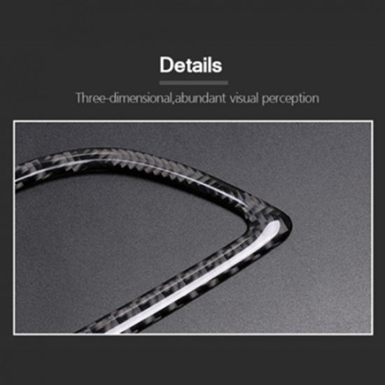 Carbon Fiber Side Door Handle Bowl Cover Trim For BMW 5 Series F10 2011-2016