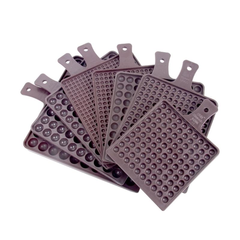 Поднос для подсчета бусин для DIY поделок, пластиковый органайзер для бусин, доска для раскладки бусин с ручкой, ювелирные принадлежности