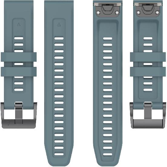 REYDA Силиконовый ремешок, совместимый с Garmin Fenix 8 47мм/E 47мм, 22мм быстросъемный ремешок для часов, мягкий дышащий силиконовый браслет, спортивный браслет