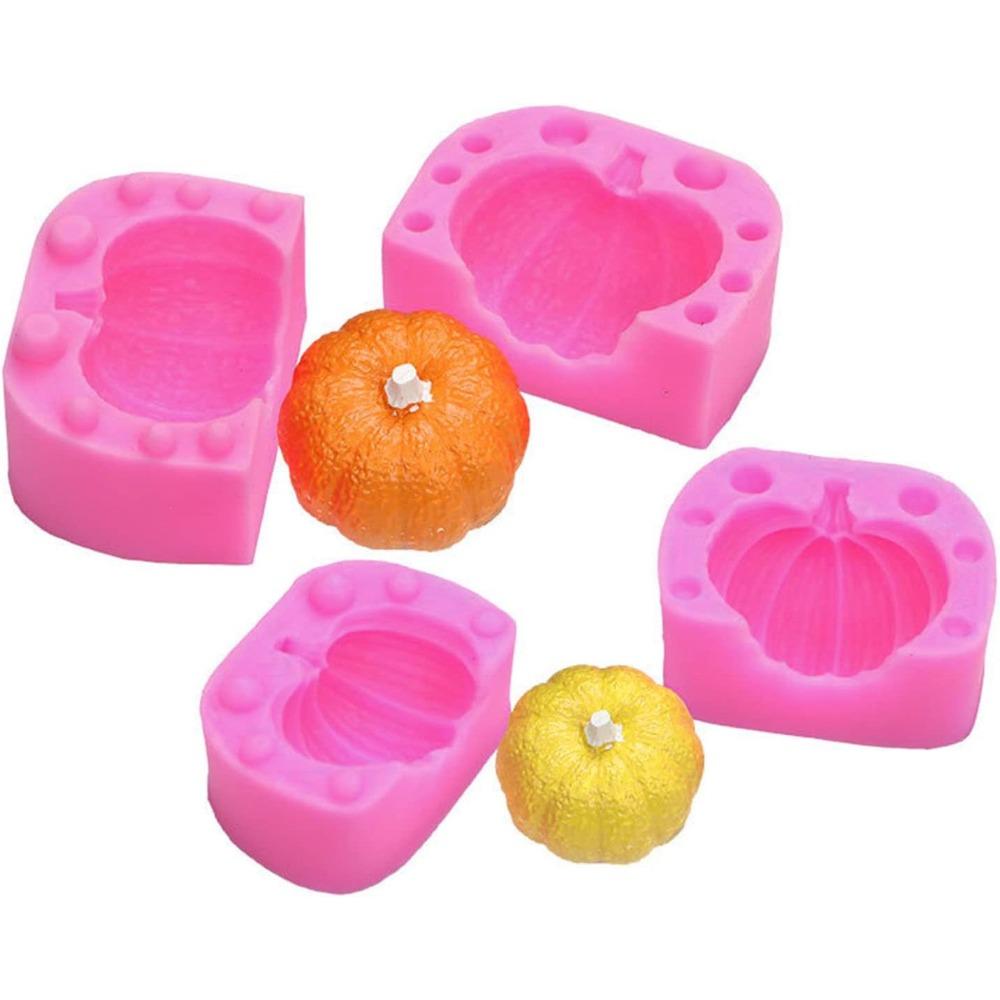 3D Pumpkin Silicone Molds Large Size for Chocolate Candy Fondant Cake Decoration