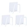 1-4pcs Sponge Holders Stainless Steel Sink Drain Drying Rack Bathroom Sponge Holder Wall Hooks Storage Holders Kitchen Gadgets