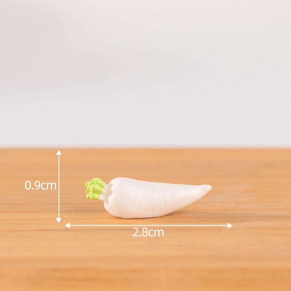 Vegetable Figurines Miniatures Imitation Vegetable Micro Landscape Ornaments For Home Decorations Room Decor