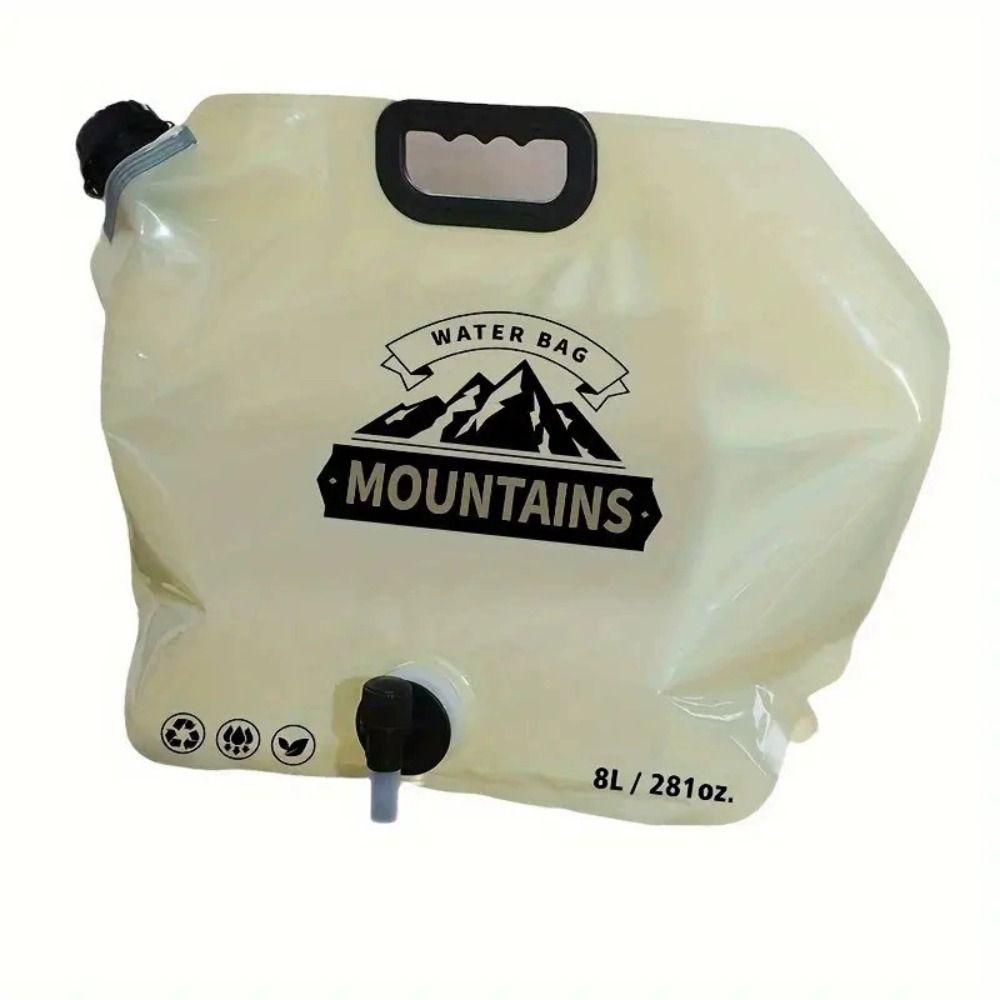 Portable Water Storage Bag Reusable Collapsible Water Container Car Mounted Water Tank Sports