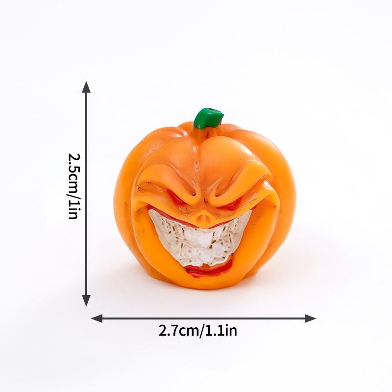 Хэллоуин Череп Орнамент Мумия Призрак Страшный Настольный Декор Хэллоуин Полимерные Миниатюры День Мертвых Детский Подарок Микро Ландшафт