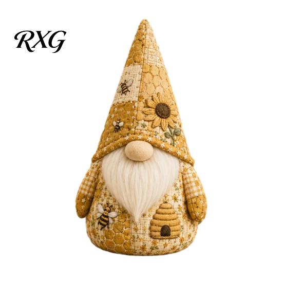 Sewing Kit for Adults DIY Gnome Patchwork Kit, Craft Set, Cute Relaxing Activity Fabric And Beginners, Handmade Gift Pre-cut