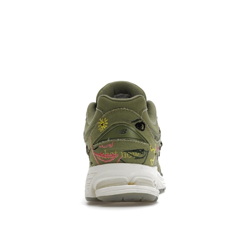 Bryant Giles x New Balance 2002R Что теперь? Кроссовки унисекс Green Iguana Capulet-Olive M2002RAG