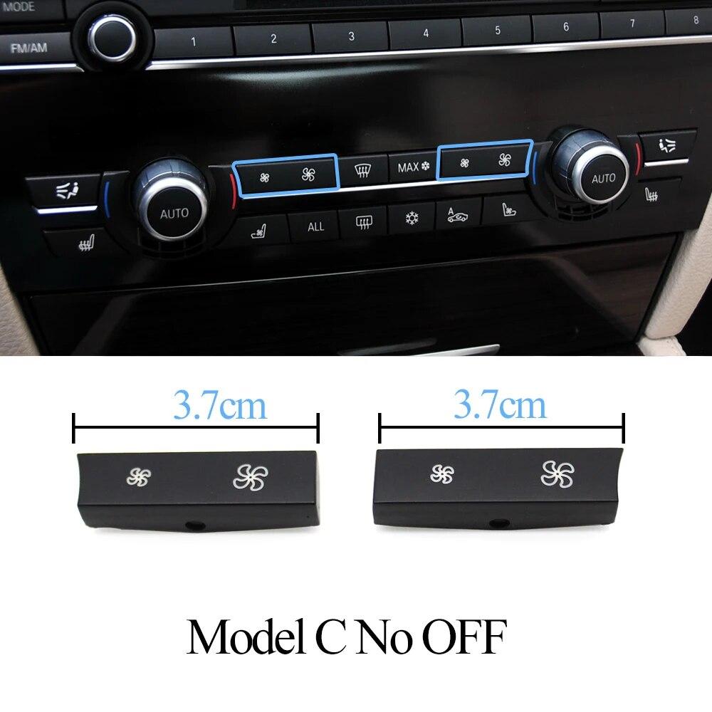 Upgraded Air Conditioner Heater Climate Fan Wind Volume Control AC Button Cover For BMW 5GT 5 6 7 Series F10 F11 F01 F02 F06 F12