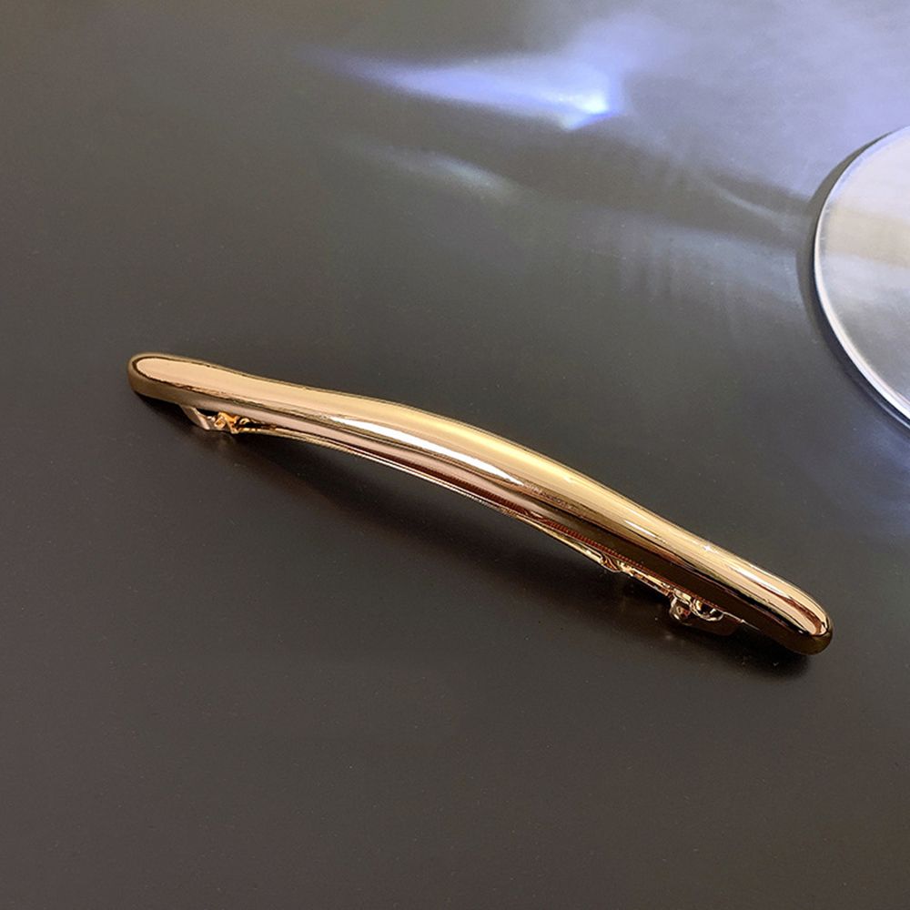 Носите горизонтальную заколку металлическую простую заколку для волос нерегулярные корейские стильные женские аксессуары для волос