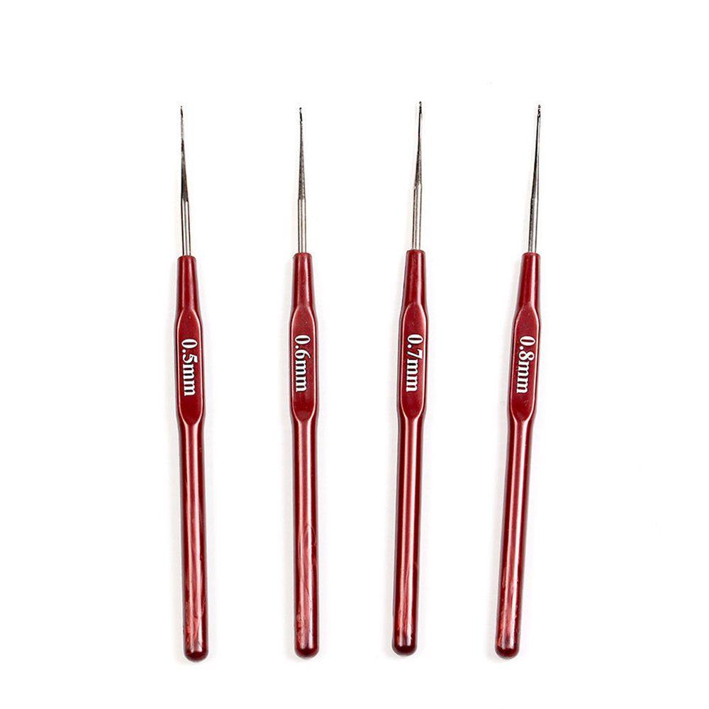 Plastic Handle Wig Making Tools Hair Making Tools Dreadlock Crochet Needles Hook Needle Micro Hook