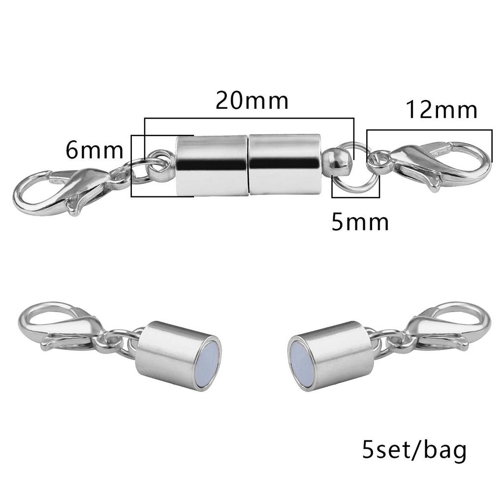 2/5 шт., аксессуары, магнитные застежки-лобстеры для ожерелья, браслета, крючки-шарики-лобстеры