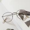Металлические очки с нулевым диоптрием, высококлассные круглые очки в оправе, ретро дизайнерская оптическая простая оправа для близорукости, зеркальные очки унисекс