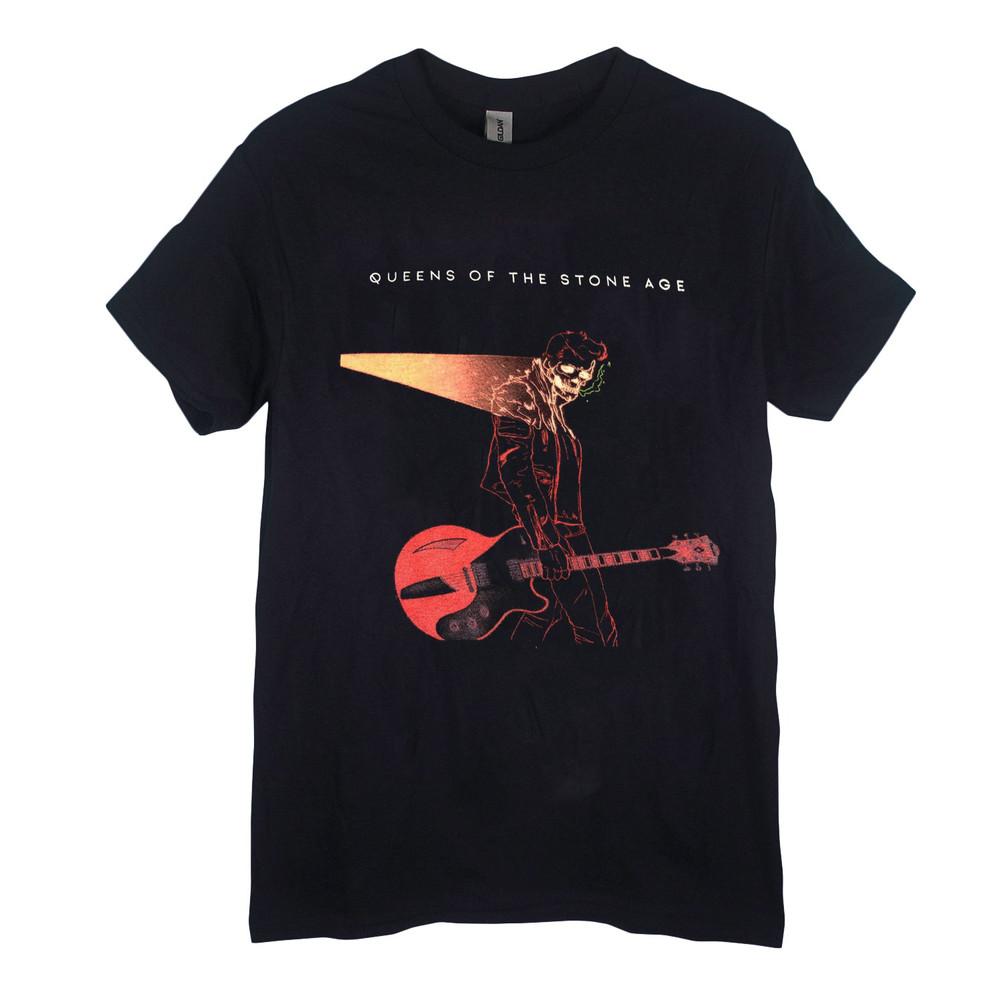 Queens Of The Stone Age Band In Times New Roman Black S to 5XL Shirt ZL329 Unisex T-Shirt