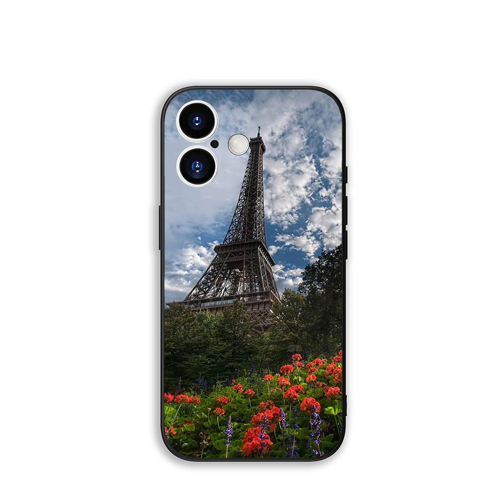 Phone Cover Love Paris Eiffel tower pink Casing for Apple iPhone 17 16 11 Pro XS Max XR 6 7 8 Plus + 16E SE 2020 Air 5 8+ Case
