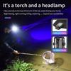 Super Bright Powerful Pocket Torch Light, Multifunctional Magnetic COB LED EDC Mini Keychain Flashlight USB Rechargeable for Outdoor Emergency