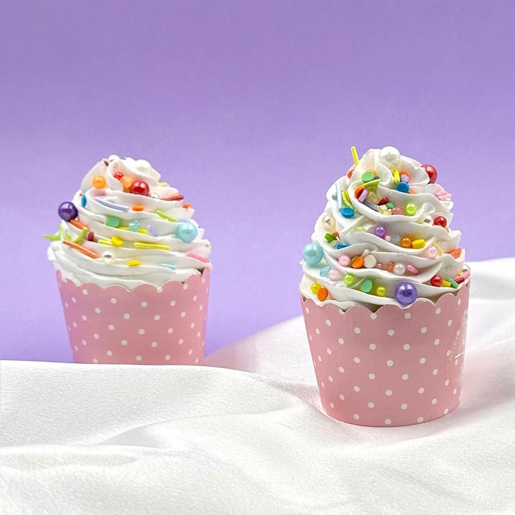 Rainbow Sprinkles for Cake Decorating, Pastel Jimmies and Pearls Sprinkles Mix for Donut Cookie Brownies Ice Cream Toppings