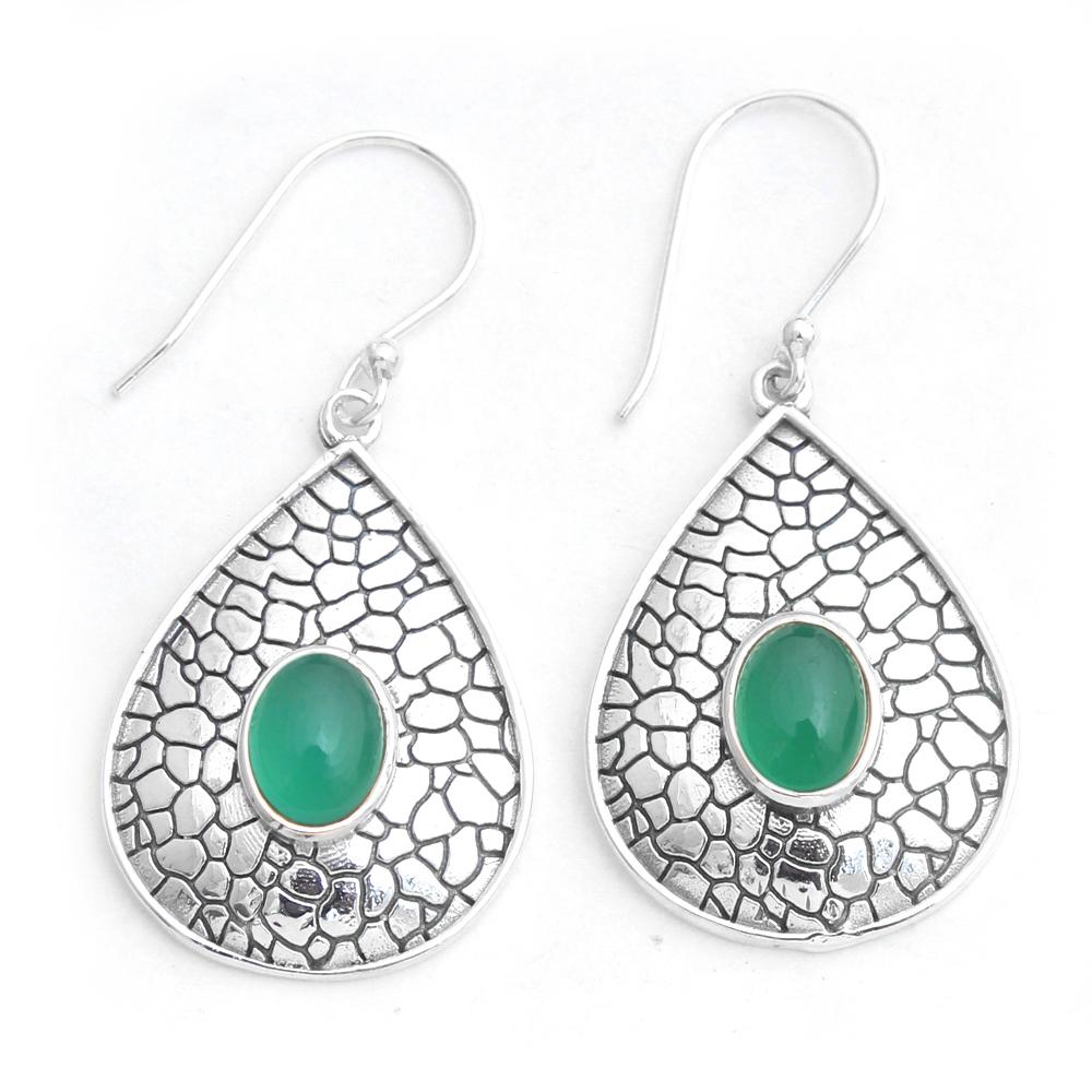 Ларимар Гранат Перидот Лабрадорит Зеленый Оникс Серьги ручной работы Стерлингового Серебра 925 Пробы Женские Ювелирные Изделия