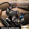 Stereo Surround Sound Type C 3.5mm Wired Earphones In Ear Monitor Earbuds Noise Reduction Headphones Gamer Headsets for Samsung