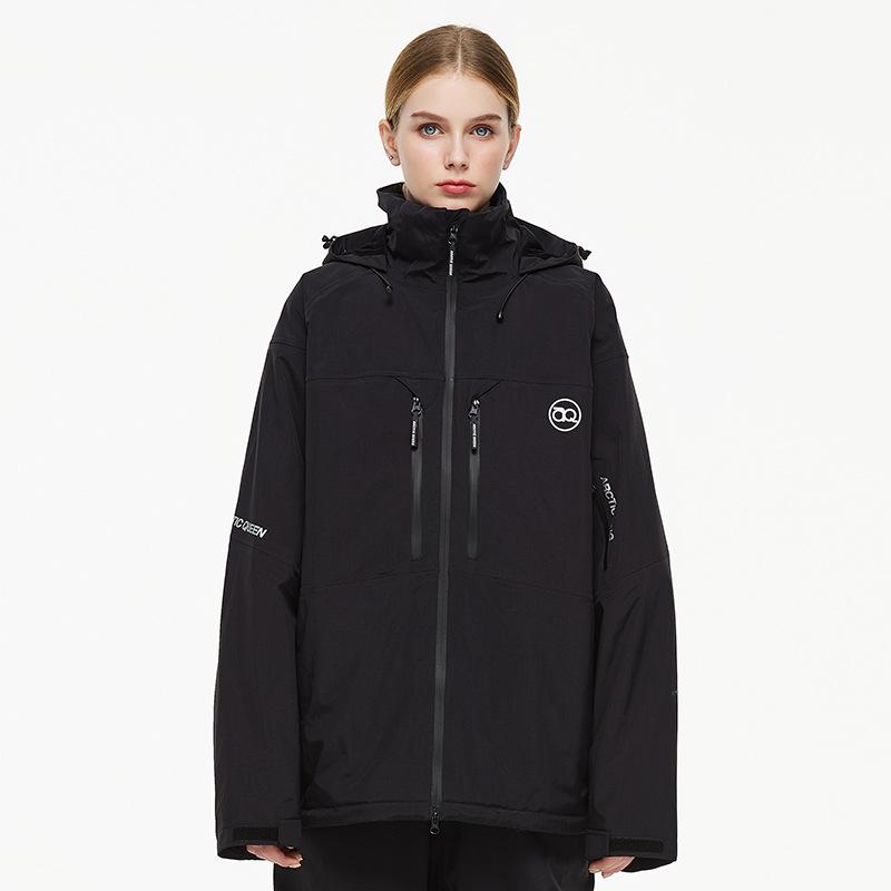 Мужская и женская горнолыжная куртка, сноубордическая куртка, водонепроницаемая, ветрозащитная, утепленная, зимняя, для горного спорта на открытом воздухе, с капюшоном, теплая, с карманами