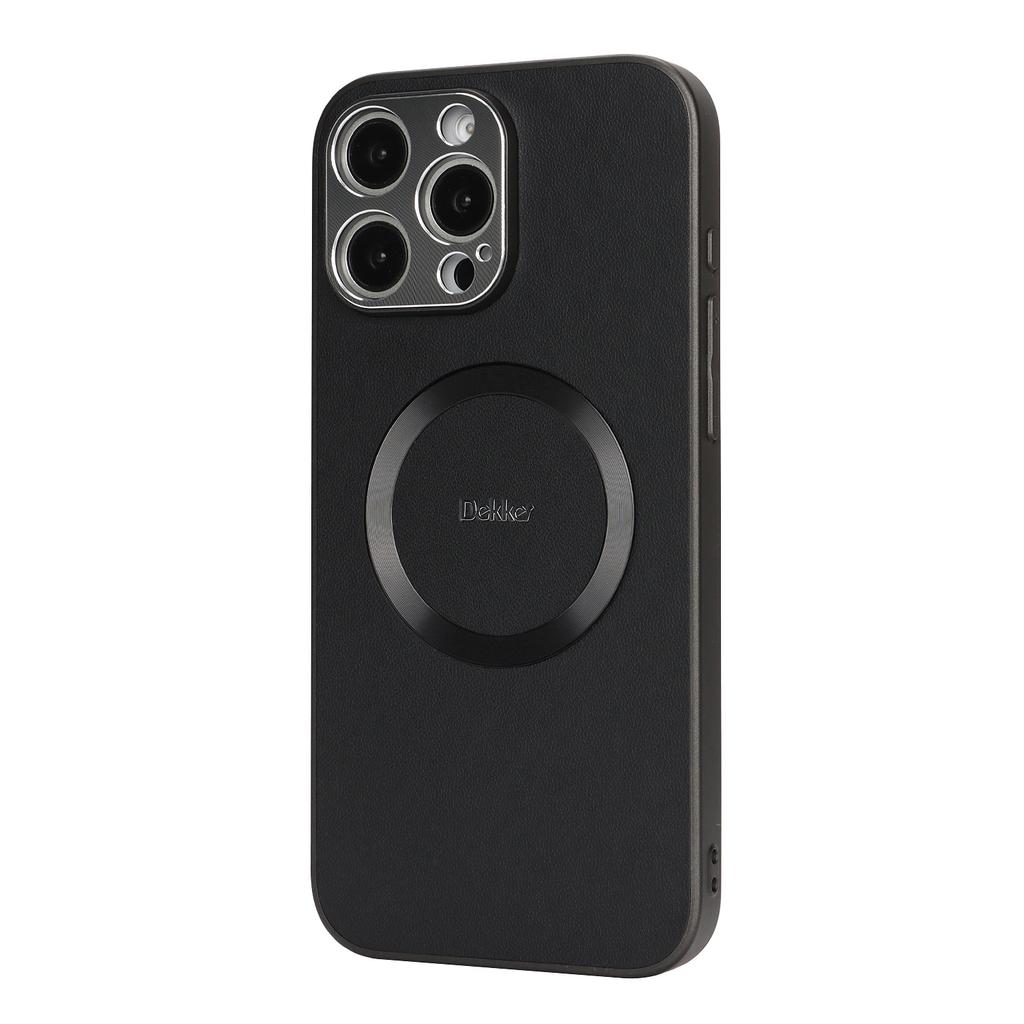 Однотонный кожаный магнитный чехол для мобильного телефона для iPhone16PROMAX противоударный 14/13/12 беспроводная зарядка кожаный чехол с узором