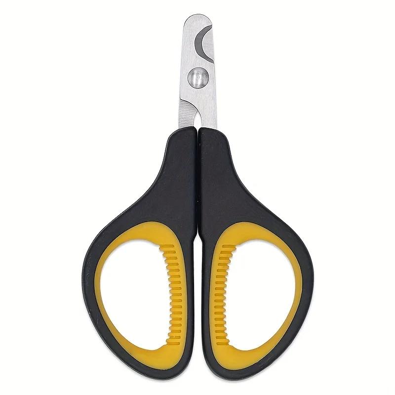 1 штука Пет Нержавеющая сталь Когтерезы, Ножницы для подстригания, чистки и шлифовки когтей, Подходят для когтей собак и кошек